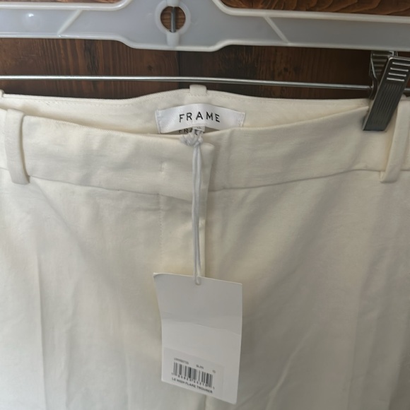 Frame Le High Flare Stretch Cotton Trouser Pants, Size 10 - Picture 5 of 13